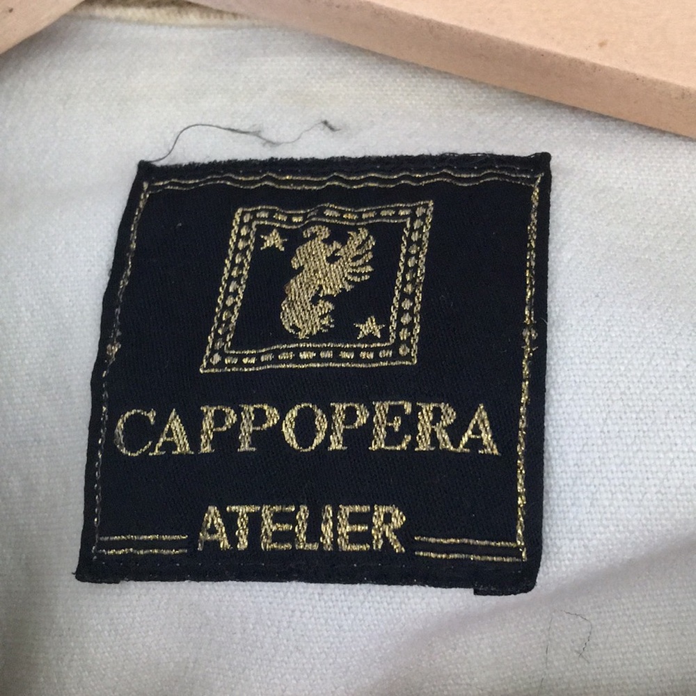 CAPPOPERA Floral Jewel Button Denim Jacket - Picture 7 of 8